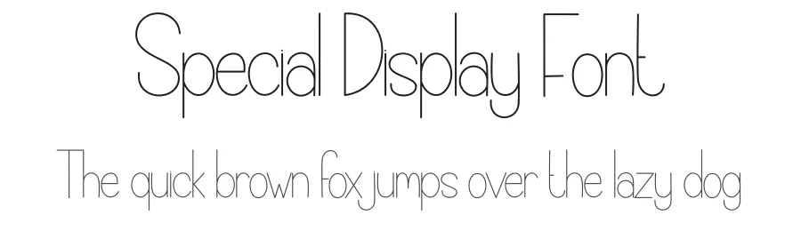 Special Display Font by andikastudio — Display Font
