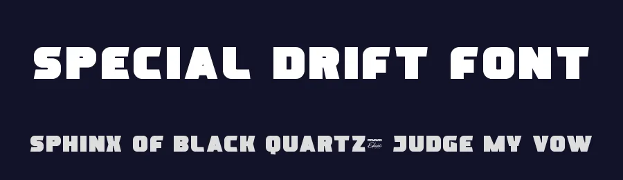 Special Drift Font by edricstudio — Display Font — thumbnail 2
