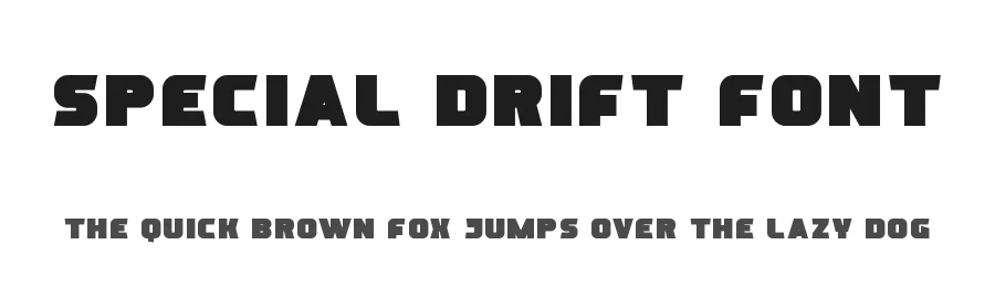 Special Drift Font by edricstudio — Display Font