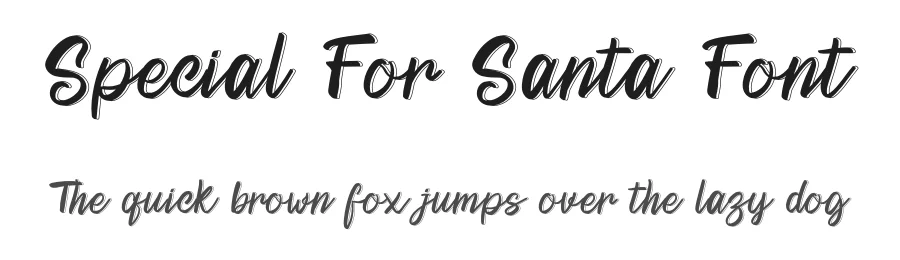 Special For Santa Font by inermediaSTUDIO — Script Handwritten Font