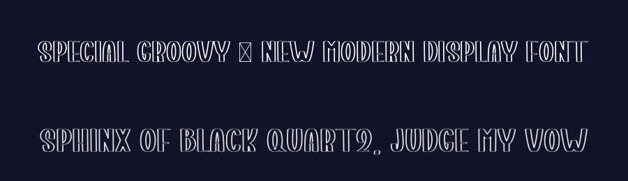 Special Groovy – New Modern Display Font by freshtypeink — Display Font — thumbnail 2