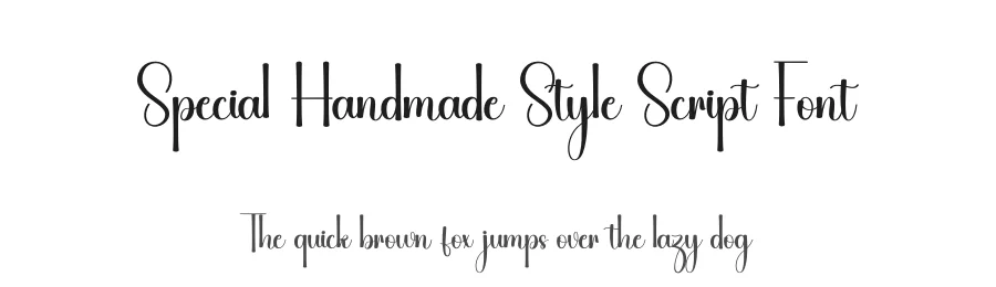 Special Handmade Style Script Font by freshtypeink — Script Handwritten Font