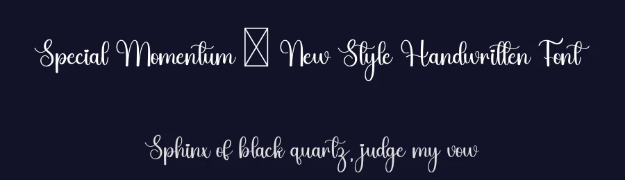 Special Momentum – New Style Handwritten Font by freshtypeink — Script Handwritten Font — thumbnail 2