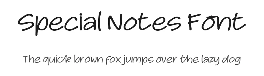 Special Notes Font by Eko Bimantara β Display Font