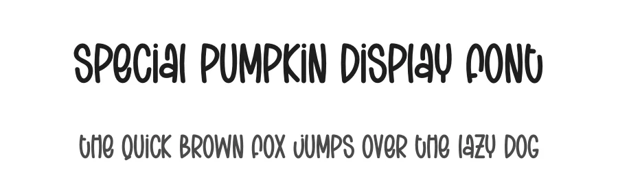 Special Pumpkin Display Font by creativeletter — Display Font