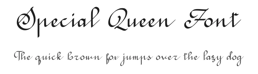 Special Queen Font by Abo Daniel — Script Handwritten Font