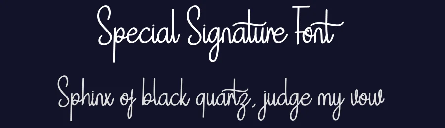 Special Signature Font by Adeindrawan — Script Handwritten Font — thumbnail 2