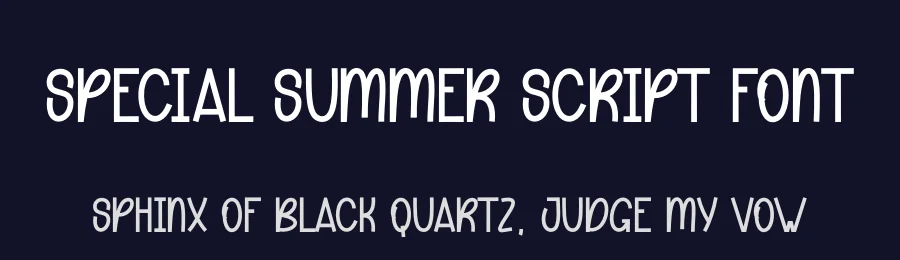 Special Summer Script Font by andikastudio — Display Font — thumbnail 2