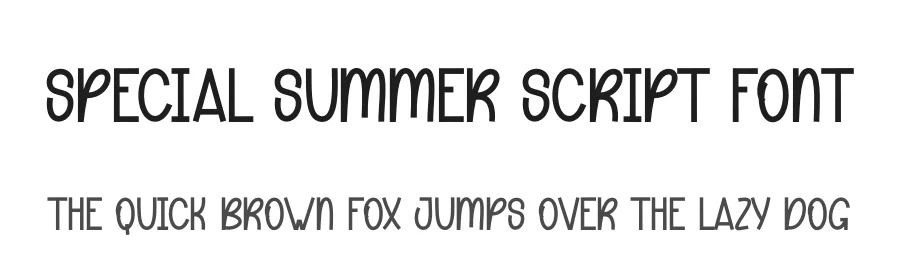 Special Summer Script Font by andikastudio — Display Font