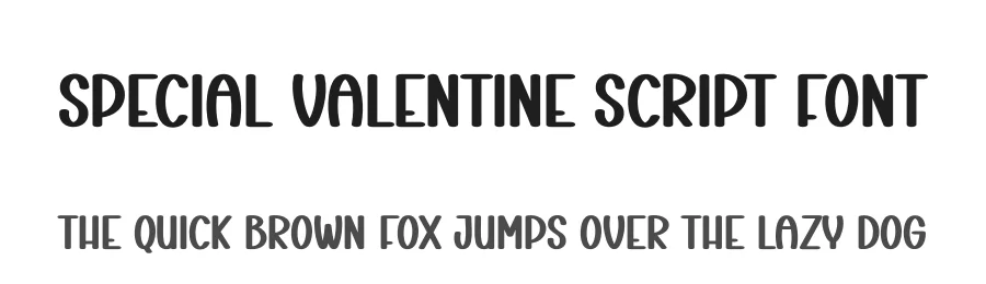 Special Valentine Script Font by creativeletter — Display Font