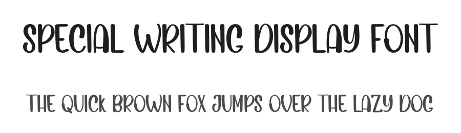 Special Writing Display Font by inermediaSTUDIO — Script Handwritten Font