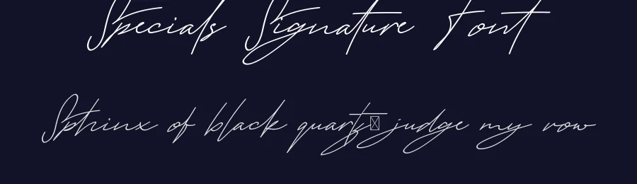 Specials Signature Font by nihstudio — Script Handwritten Font — thumbnail 2