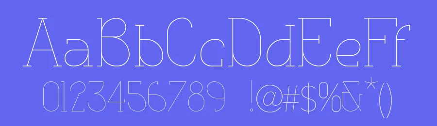 Spectacle Typeface by Joël M — Slab Serif Font — thumbnail 3