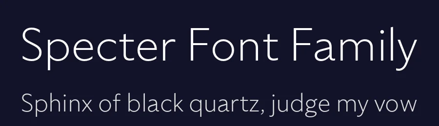 Specter Font Family by Jeremy Mickel — Decorative Font — thumbnail 2