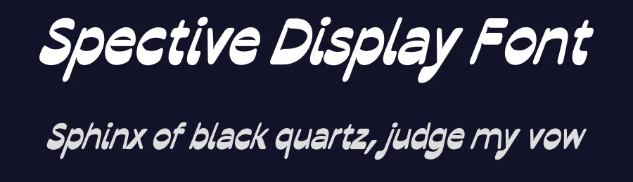 Spective Display Font by gatype — Sans Serif Font — thumbnail 2