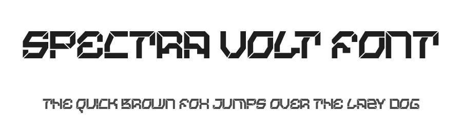 Spectra Volt Font by PutraCetol Studio — Display Font
