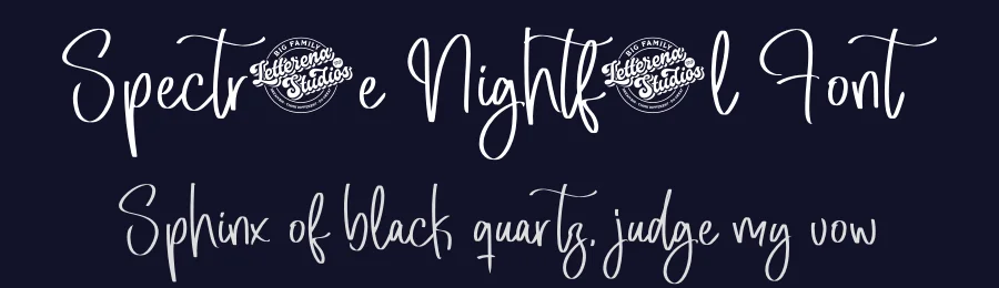 Spectrale Nightfall Font by letterenastudios — Script Handwritten Font — thumbnail 2
