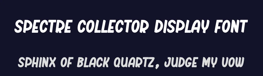 Spectre Collector Display Font by creativeletter — Display Font — thumbnail 2