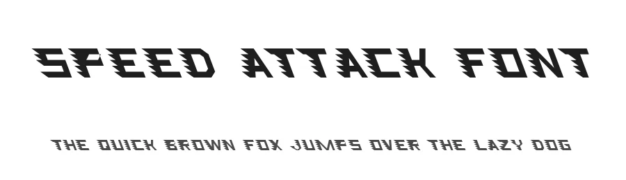 Speed Attack Font by CalligraphyFonts.net — Decorative Font