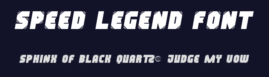 Speed Legend Font by RaisProject — Display Font — thumbnail 2