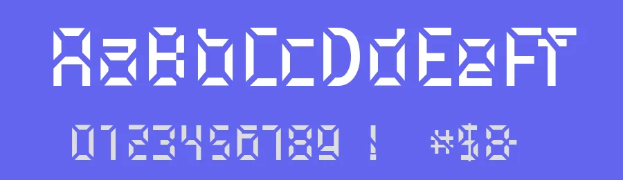 Speed Px Watch Font by ffeeaarr — Decorative Font — thumbnail 3