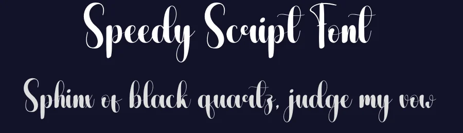 Speedy Script Font by andikastudio — Script Handwritten Font — thumbnail 2