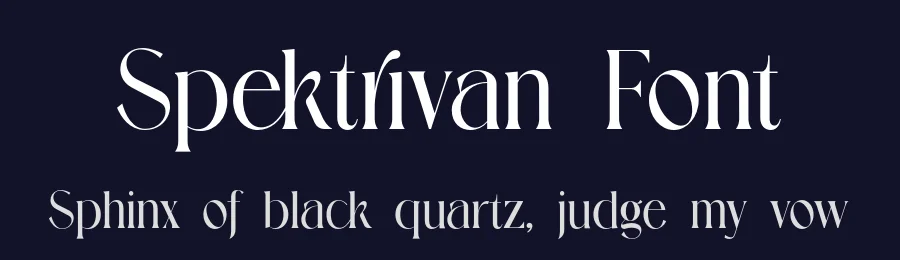 Spektrivan Font by UI Creative — Display Font — thumbnail 2