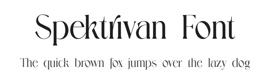 Spektrivan Font by UI Creative — Display Font