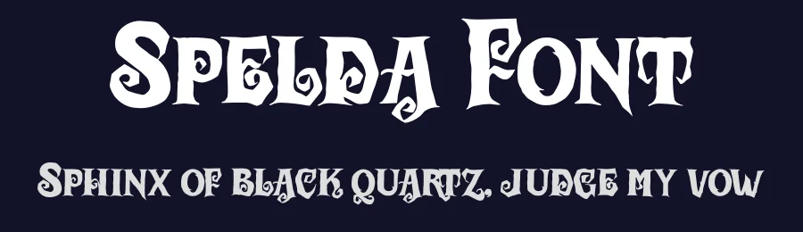 Spelda Font by Rantautype Studio — Decorative Font — thumbnail 2