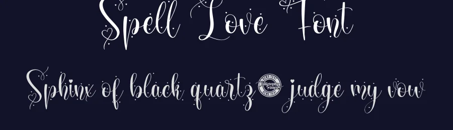 Spell Love Font by CalligraphyFonts.net — Script Handwritten Font — thumbnail 2