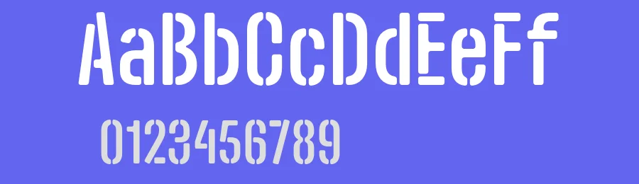 Spencer Stencil Font by genetypeco — Display Font — thumbnail 3