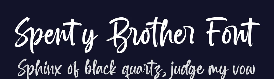 Spenty Brother Font by letterenastudios — Script Handwritten Font — thumbnail 2