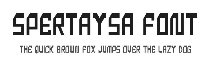 Spertaysa Font by hayoyuka8 — Display Font