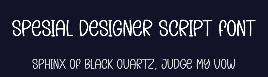 Spesial Designer Script Font by creativeletter — Display Font — thumbnail 2