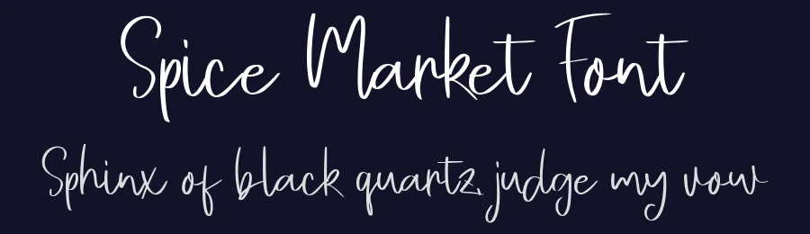 Spice Market Font by bearydsgn — Script Handwritten Font — thumbnail 2