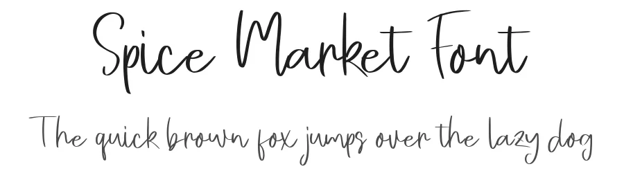 Spice Market Font by bearydsgn — Script Handwritten Font