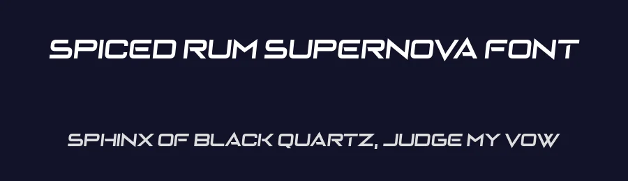 Spiced Rum Supernova Font by Chequered Ink — Display Font — thumbnail 2