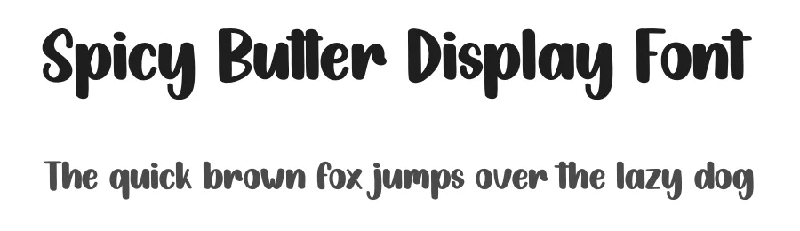 Spicy Butter Display Font by andikastudio — Script Handwritten Font
