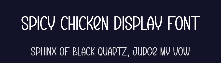 Spicy Chicken Display Font by creativeletter — Script Handwritten Font — thumbnail 2