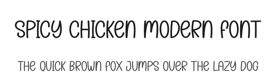 Spicy Chicken Modern Font by creativeletter — Display Font