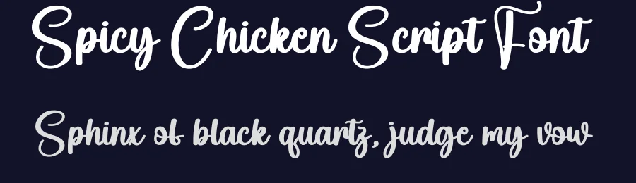 Spicy Chicken Script Font by creativeletter — Script Handwritten Font — thumbnail 2