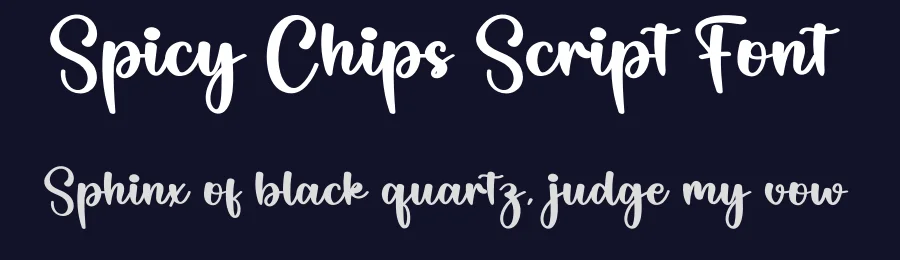 Spicy Chips Script Font by creativeletter — Script Handwritten Font — thumbnail 2