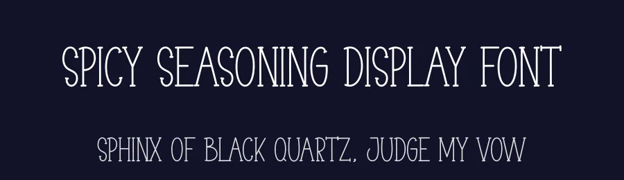 Spicy Seasoning Display Font by andikastudio — Display Font — thumbnail 2