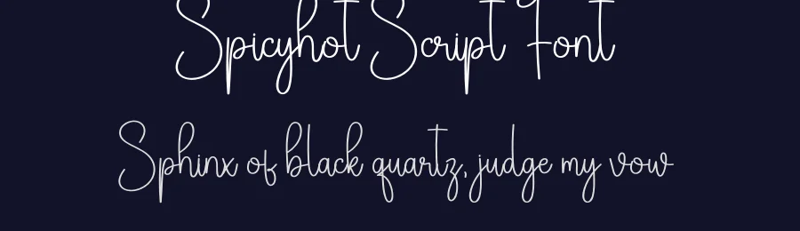 Spicyhot Script Font by creativeletter — Script Handwritten Font — thumbnail 2