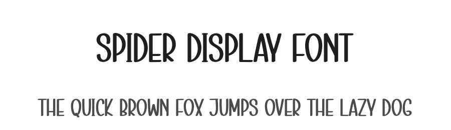 Spider Display Font by andikastudio — Display Font