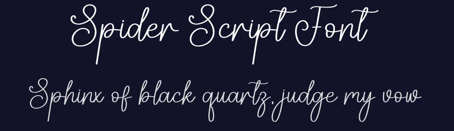 Spider Script Font by creativeletter — Script Handwritten Font — thumbnail 2