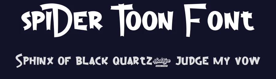 Spider Toon Font by noahtype — Decorative Font — thumbnail 2