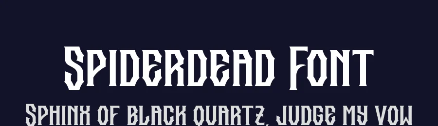 Spiderdead Font by alit design — Display Font — thumbnail 2