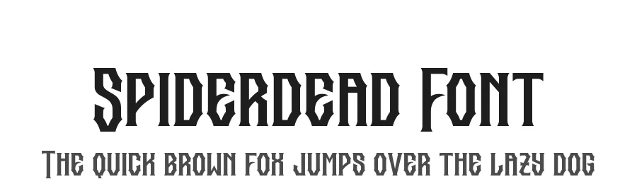 Spiderdead Font by alit design — Display Font