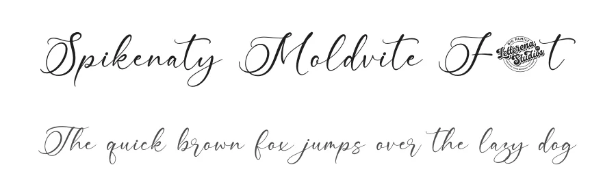 Spikenaty Moldvite Font by letterenastudios — Script Handwritten Font